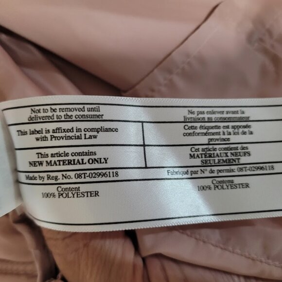 LARK & RO Women's Puffer Belted Wrap Jacket SZ L - Picture 10 of 10